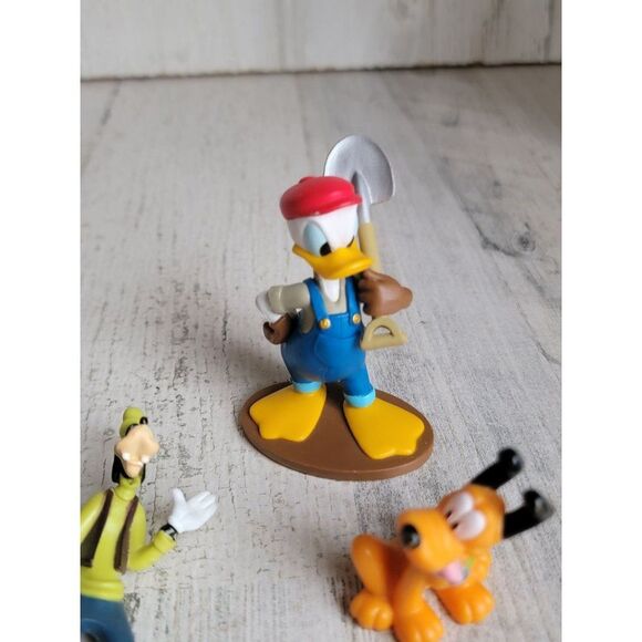 Minnie Mouse school teacher Donald Duck Goofy Pluto shovel set play figure toy P - Picture 5 of 10
